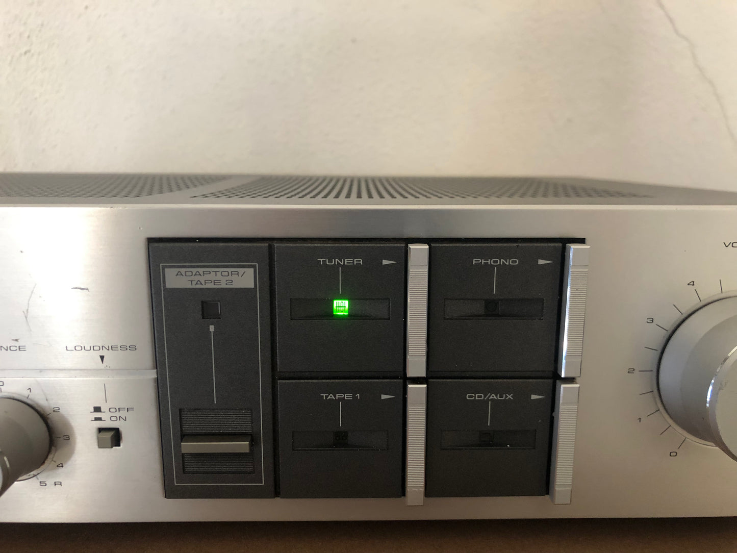 Amplificatore Pioneer SA-740 Stereo Hi-fi Vintage Epoca Anni 80 Giappone Argento