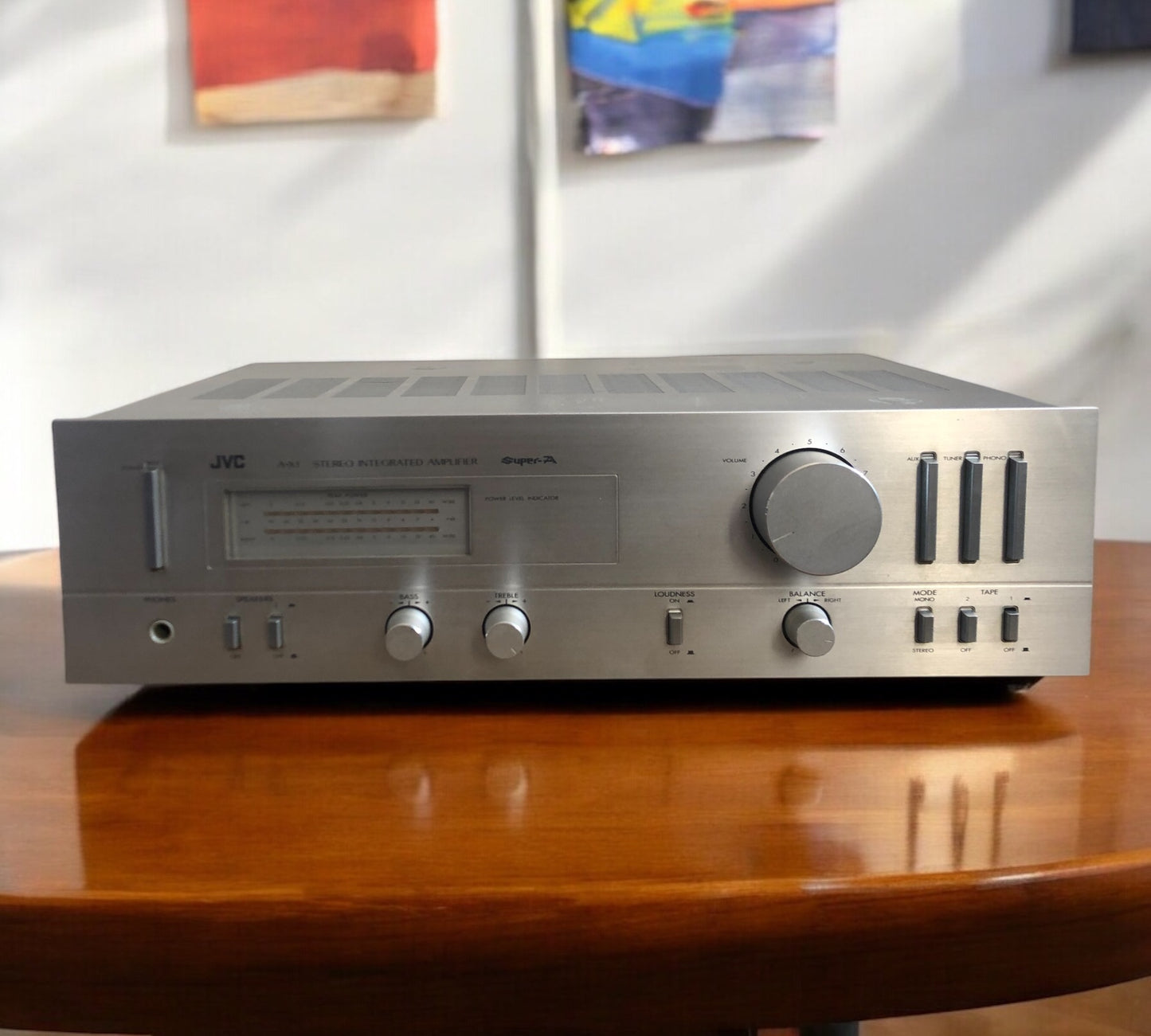 Amplificatore JVC A-X1 Stereo Integrated Hi-fi Vintage Anni 80 Argento Giappone