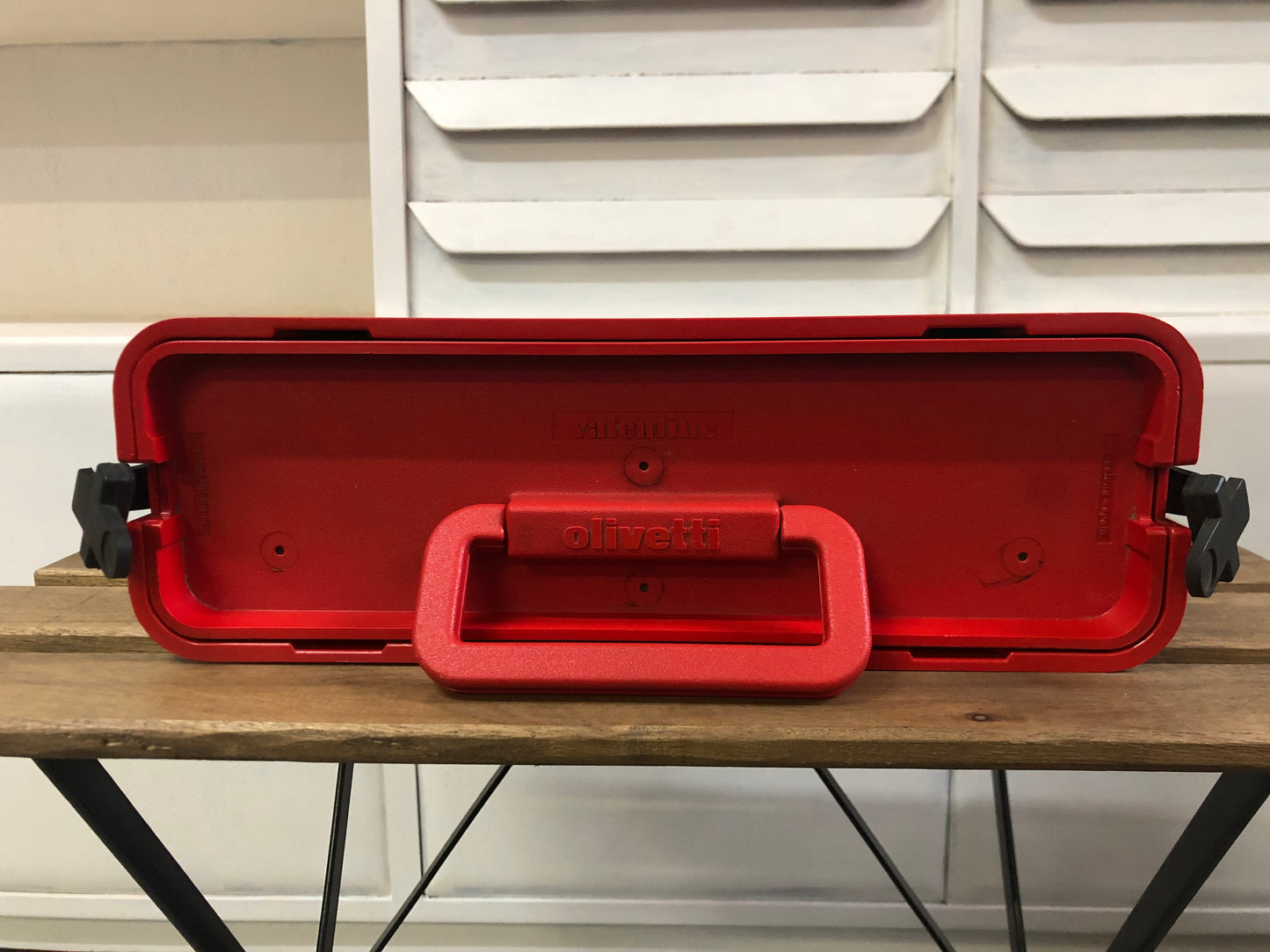 Macchina Da Scrivere Olivetti Valentine Design Ettore Sottsass Vintage Rossa