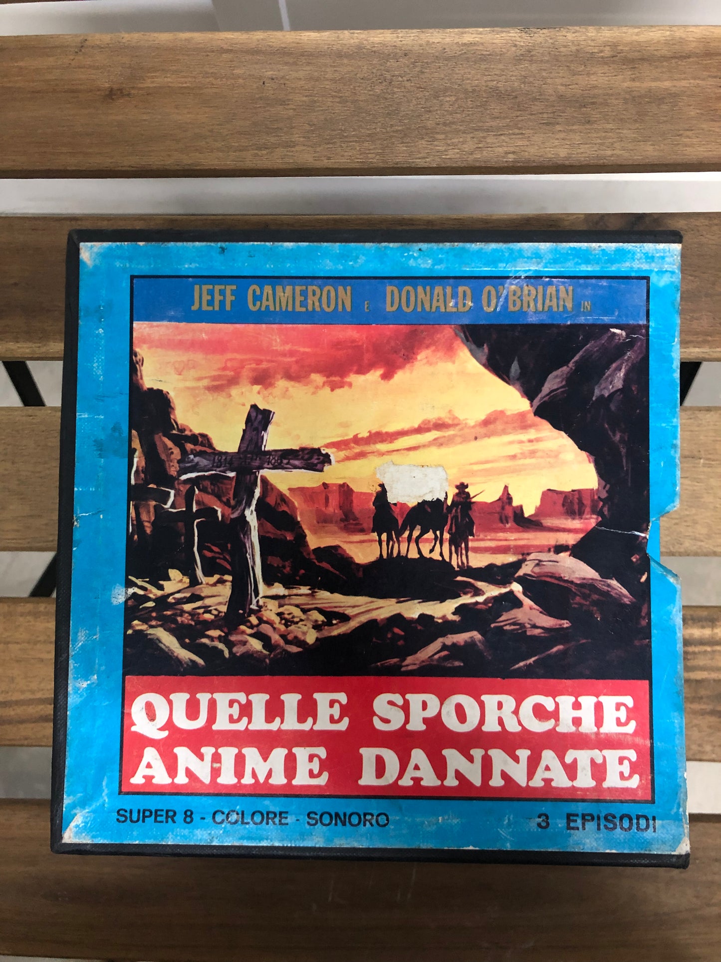 Cofanetto 4 Pellicole Super 8 “Quelle Sporche Anime Dannate” Colore, Sonoro, Western