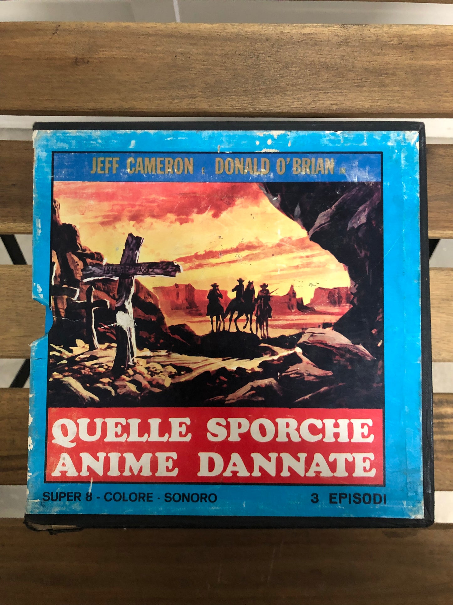 Cofanetto 4 Pellicole Super 8 “Quelle Sporche Anime Dannate” Colore, Sonoro, Western