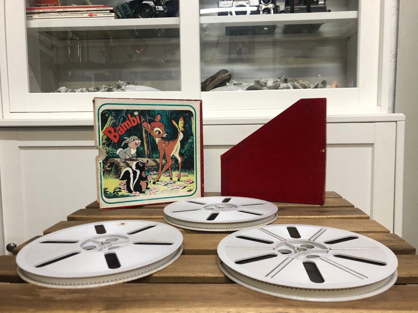 Cofanetto 3 Pellicole Super 8 Cartone Animato Bambi Film Vintage Epoca 1942