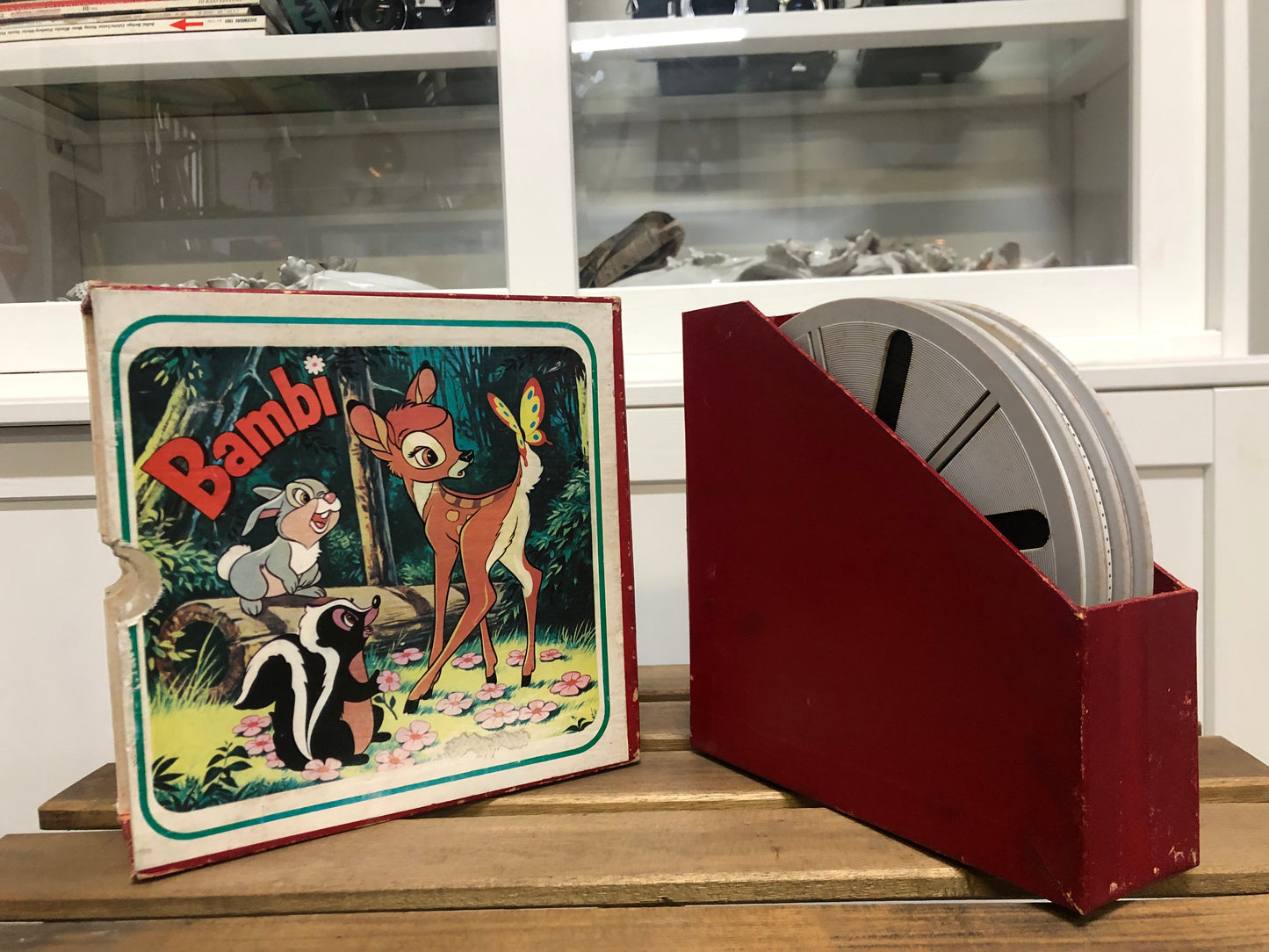 Cofanetto 3 Pellicole Super 8 Cartone Animato Bambi Film Vintage Epoca 1942