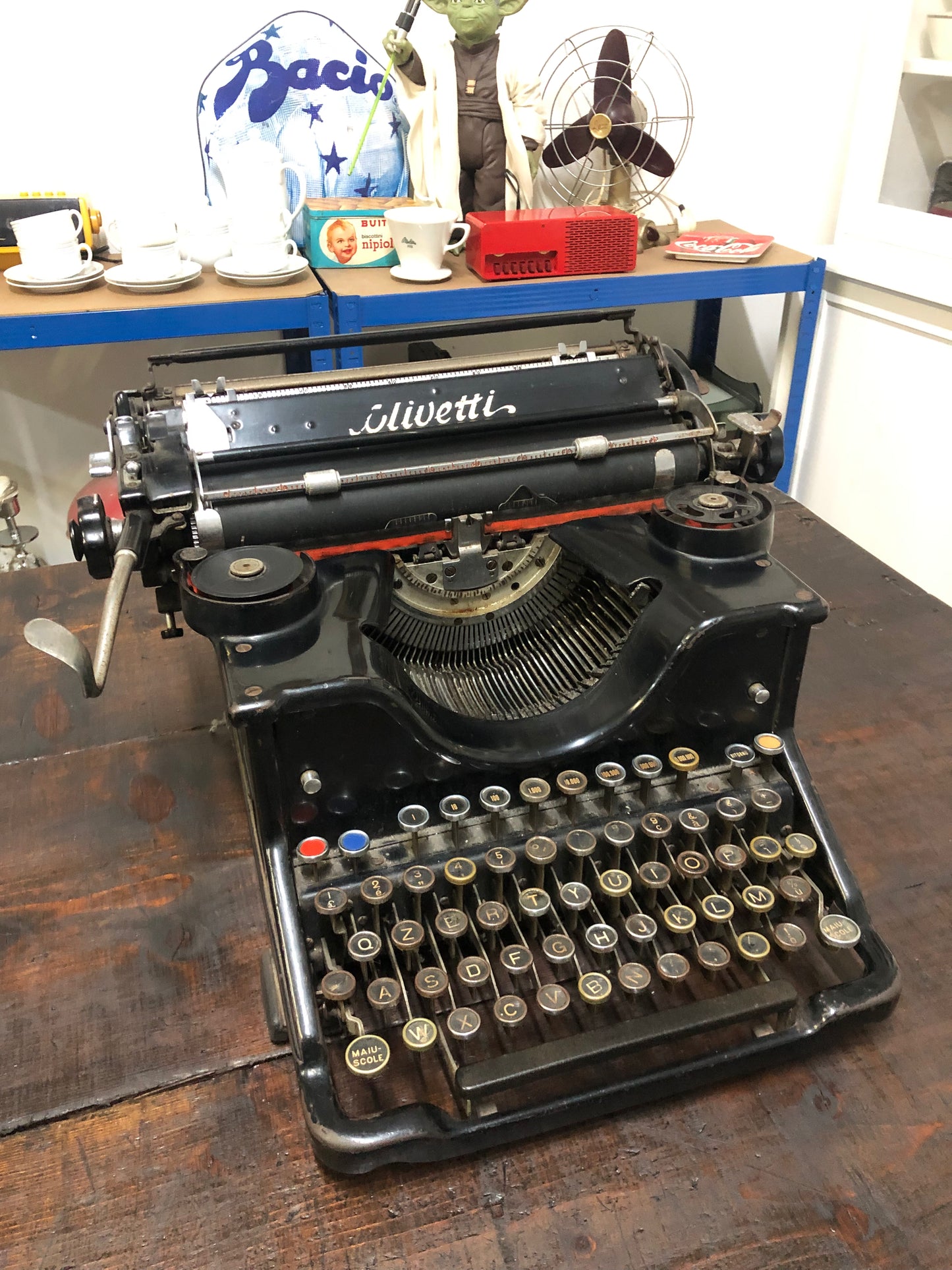 Macchina Da Scrivere Antica Olivetti M40 Vintage Epoca Anni 30 Camillo Olivetti