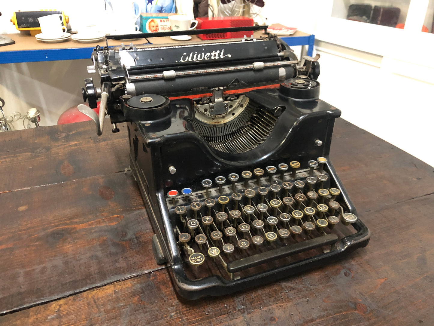 Macchina Da Scrivere Antica Olivetti M40 Vintage Epoca Anni 30 Camillo Olivetti