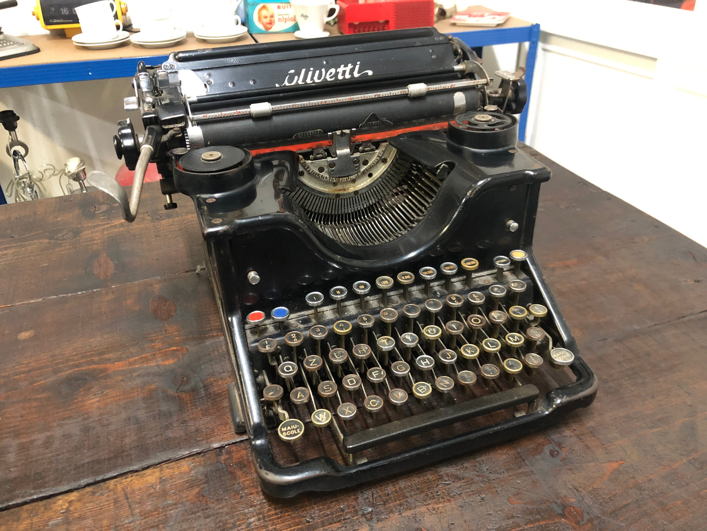 Macchina Da Scrivere Antica Olivetti M40 Vintage Epoca Anni 30 Camillo Olivetti