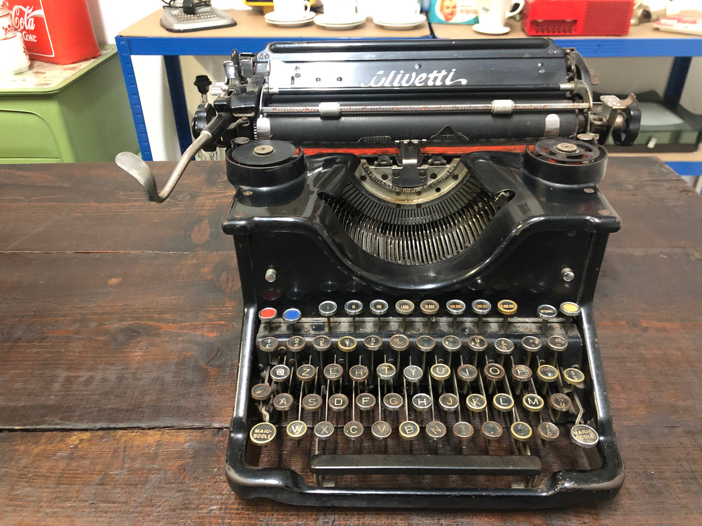 Macchina Da Scrivere Antica Olivetti M40 Vintage Epoca Anni 30 Camillo Olivetti
