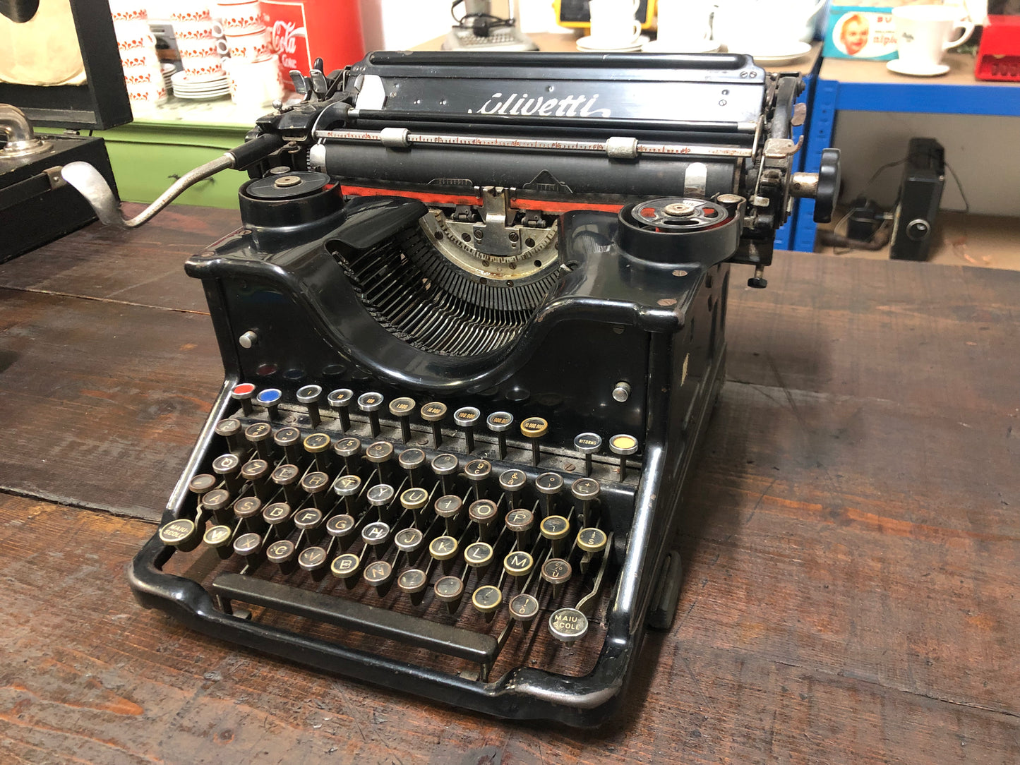 Macchina Da Scrivere Antica Olivetti M40 Vintage Epoca Anni 30 Camillo Olivetti