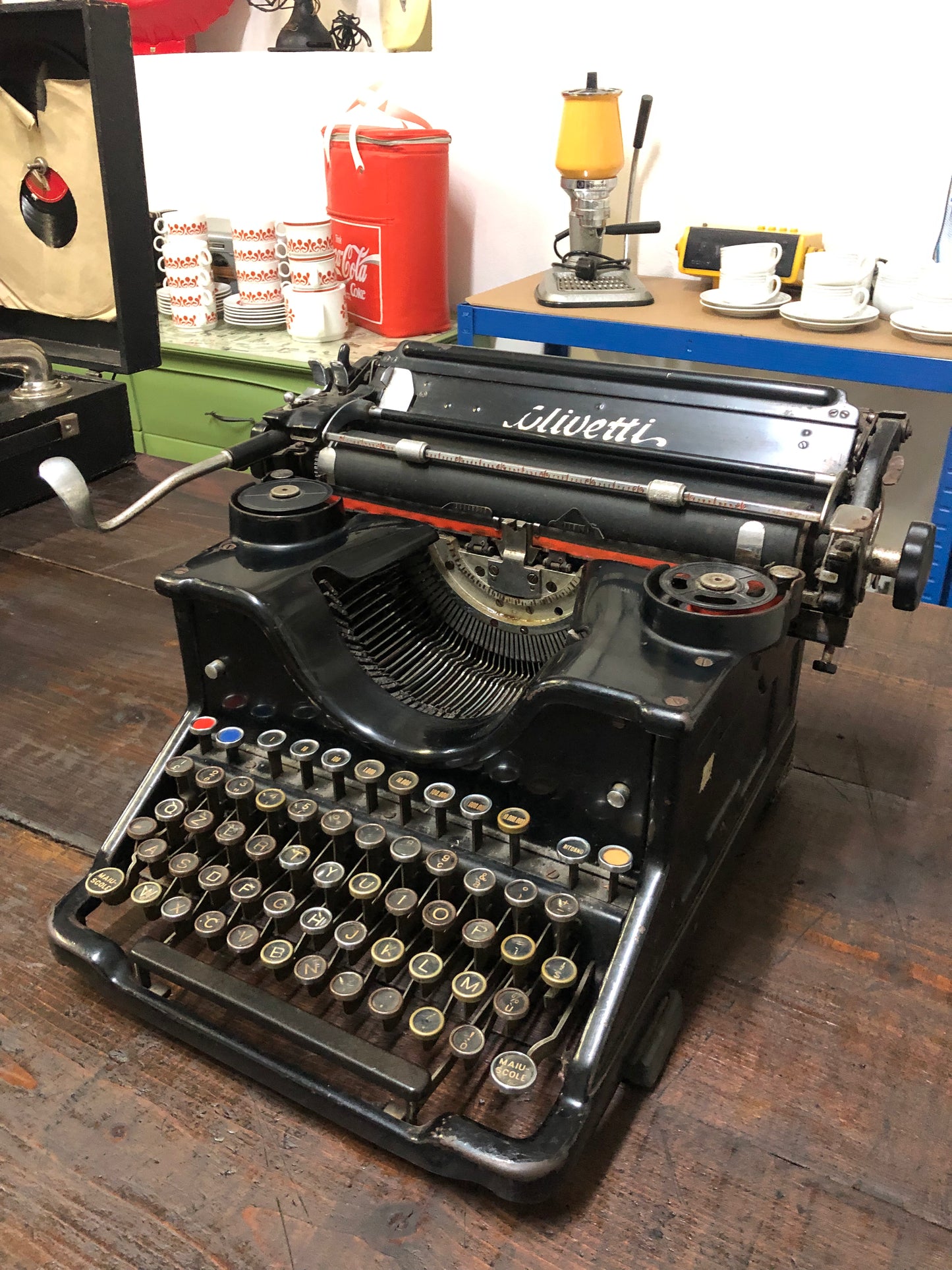 Macchina Da Scrivere Antica Olivetti M40 Vintage Epoca Anni 30 Camillo Olivetti