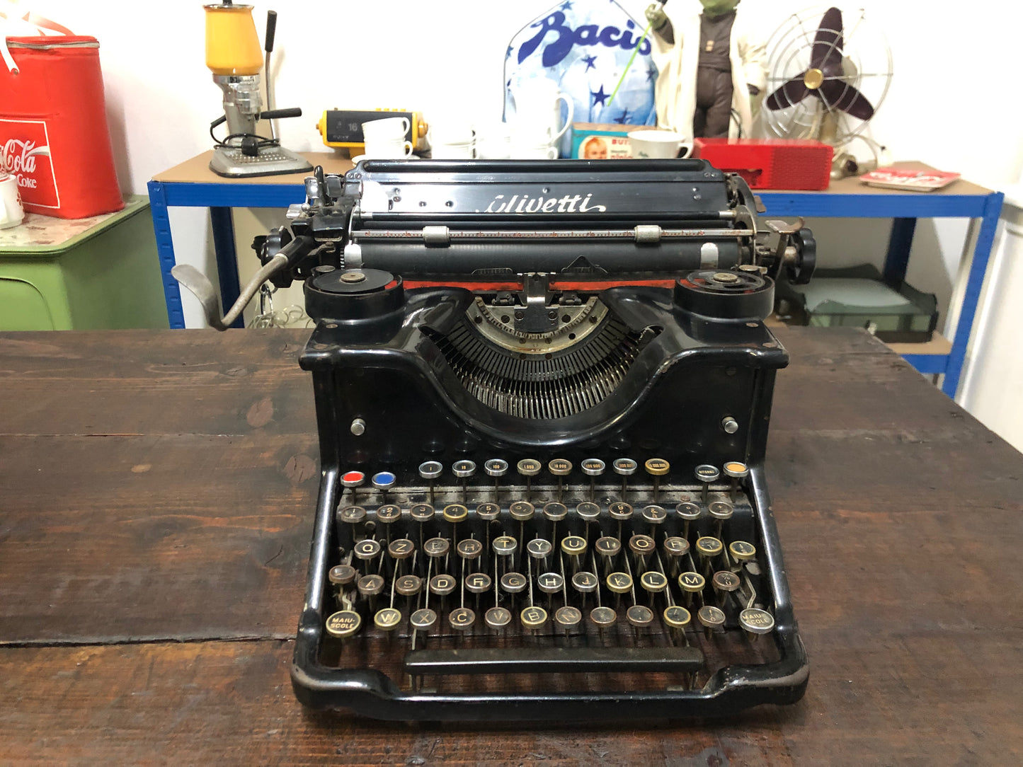 Macchina Da Scrivere Antica Olivetti M40 Vintage Epoca Anni 30 Camillo Olivetti