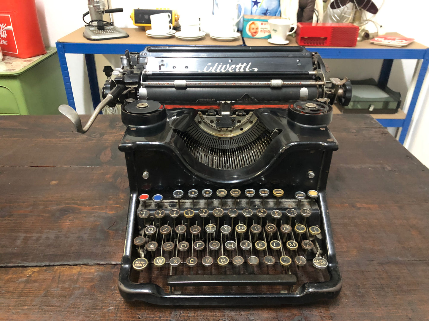 Macchina Da Scrivere Antica Olivetti M40 Vintage Epoca Anni 30 Camillo Olivetti