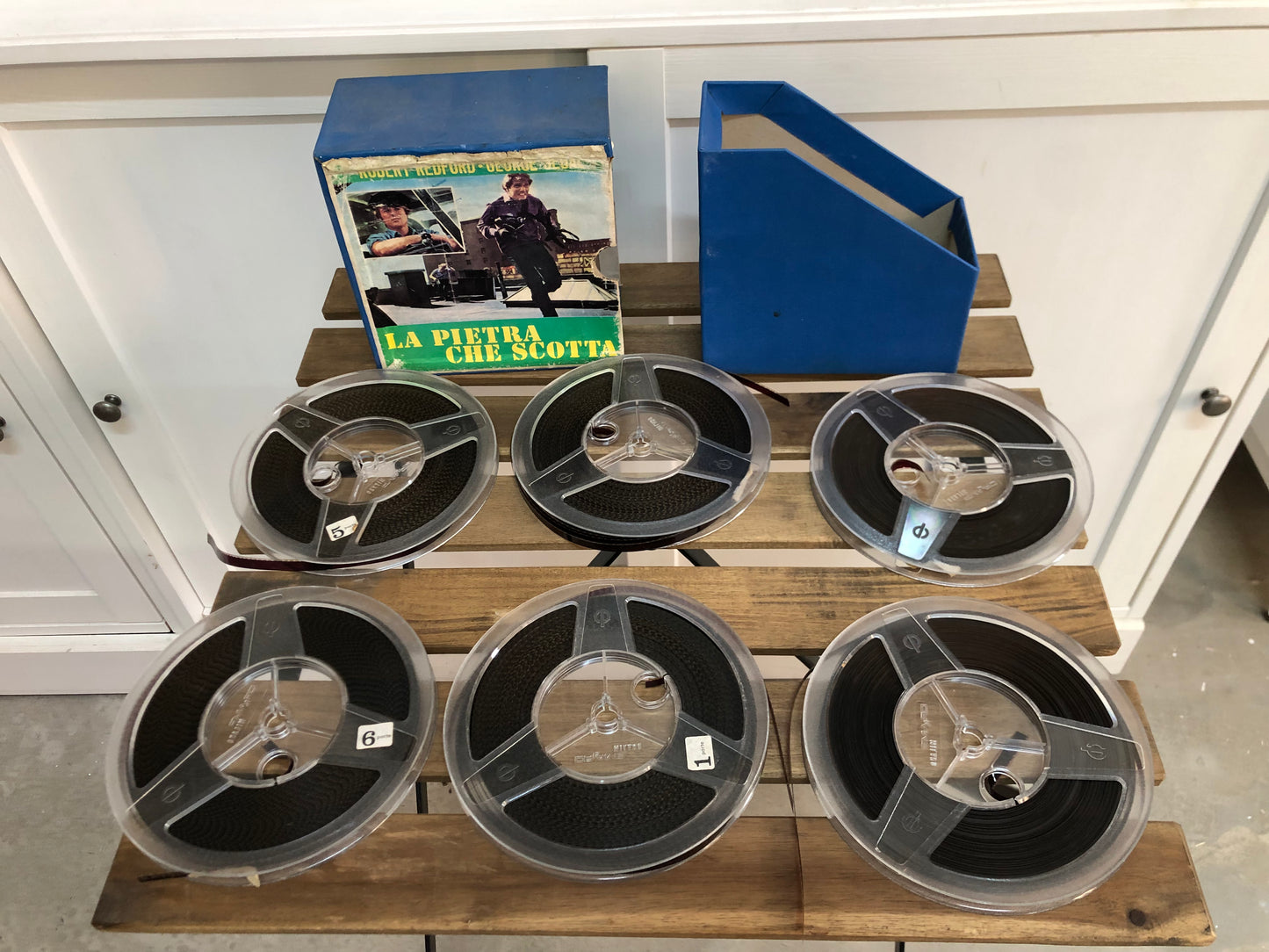 Cofanetto 6 Pellicole Super 8 La Pietra Che Scotta Robert Redford Vintage 1972