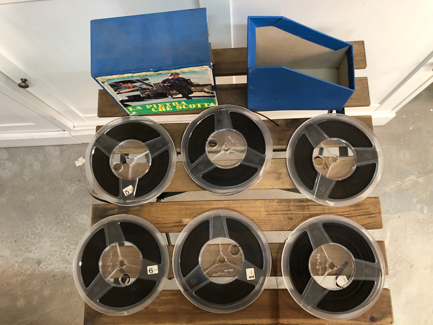 Cofanetto 6 Pellicole Super 8 La Pietra Che Scotta Robert Redford Vintage 1972