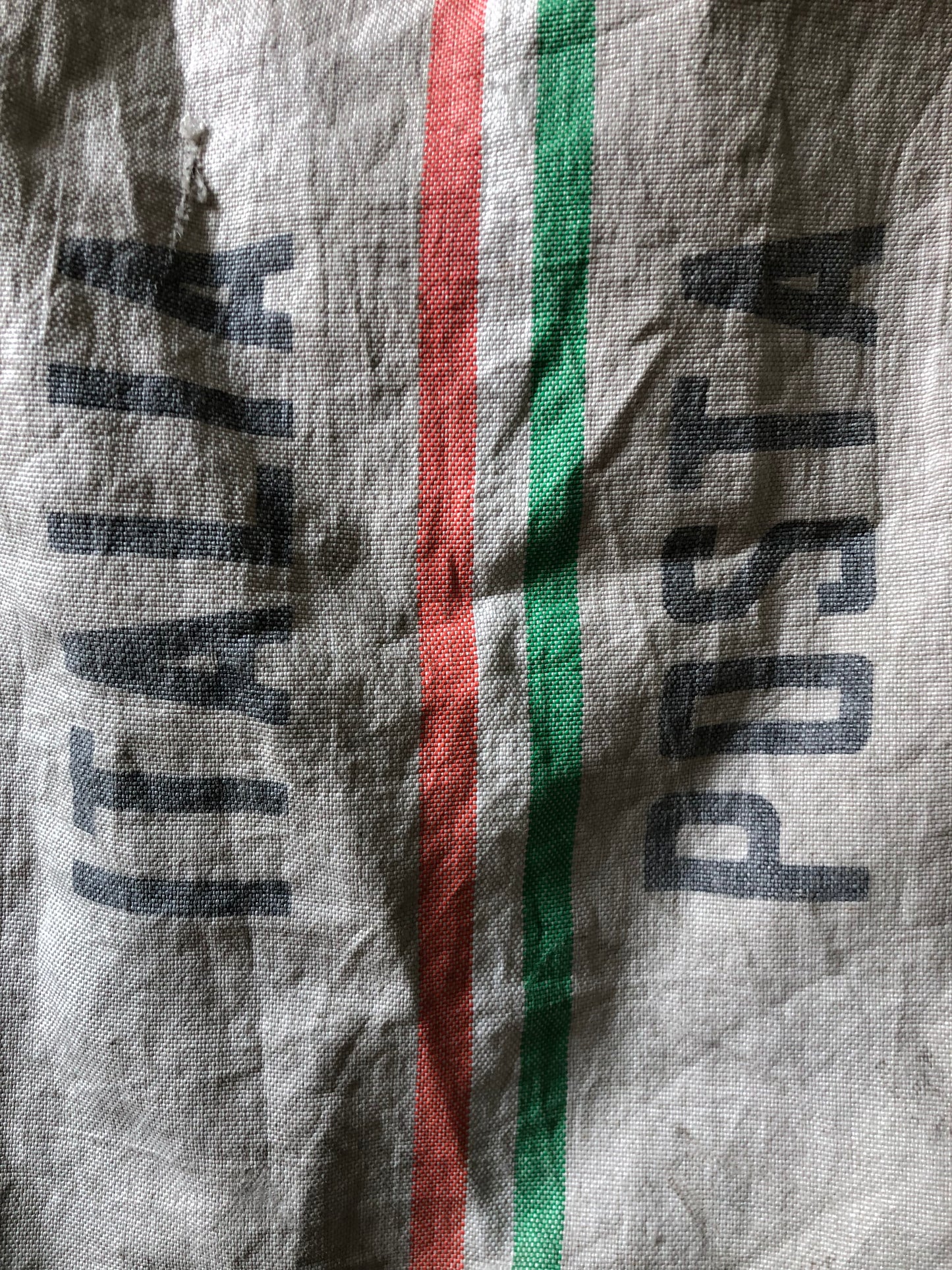 Sacco Di Iuta Poste Italiane Vintage Epoca Anni 50 Grande Originale Misure 93x59