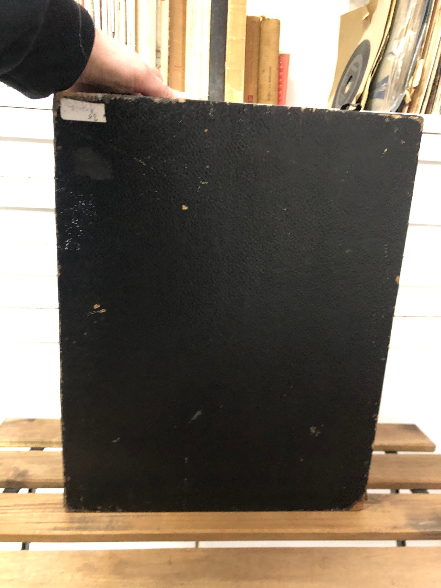 Antico Grammofono Portatile Da PicNic Vintage Epoca Anni 50 Nero Per Dischi 78
