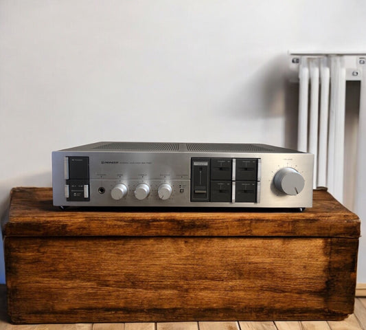 Amplificatore Pioneer SA-740 Stereo Hi-fi Vintage Epoca Anni 80 Giappone Argento