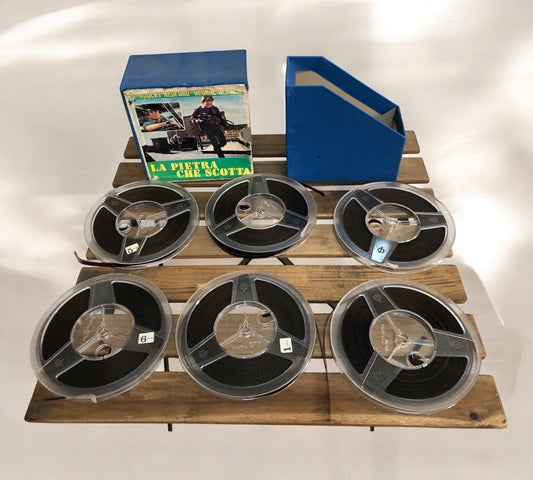 Cofanetto 6 Pellicole Super 8 La Pietra Che Scotta Robert Redford Vintage 1972