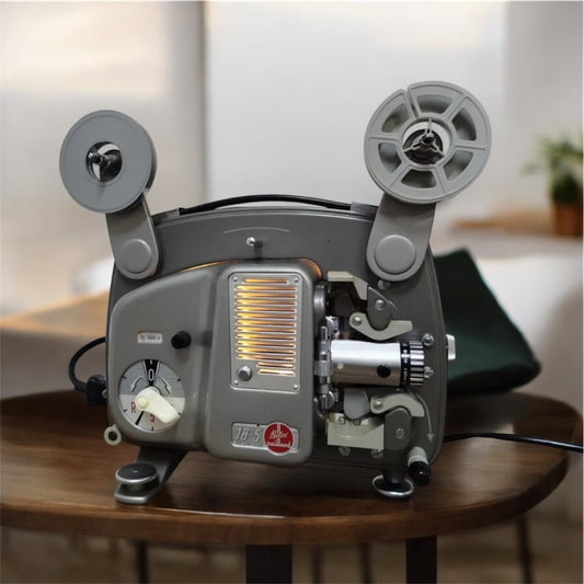 Antico Proiettore Bolex Paillard 18-5 Vintage Epoca Anni 60 Fabbricato in Svizzera E Custodia