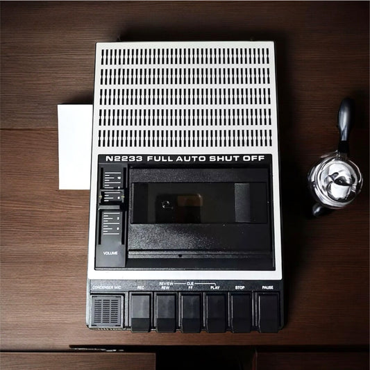 Registratore Philips Type N2233 Portable Cassette Player Vintage Recorder Epoca