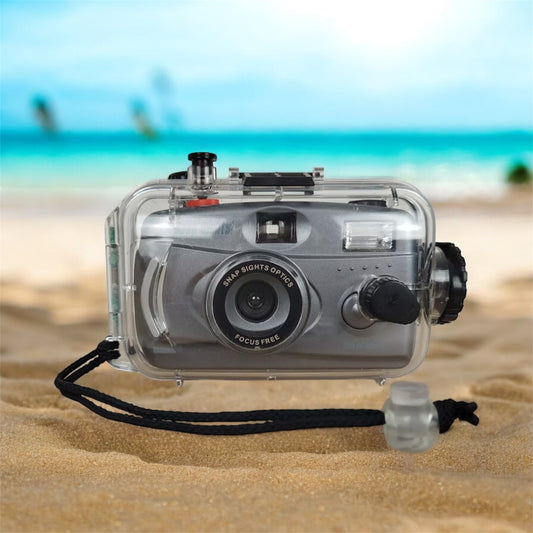 Fotocamera Analogica Macchina Fotografica Subacquea Snap Sights Vintage Anni 90