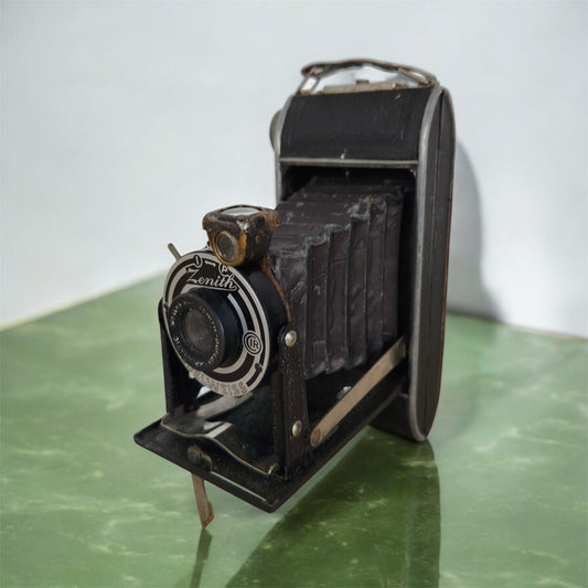 Fotocamera Zenith Edelweiss Macchina Fotografica Soffietto Vintage Epoca Antica