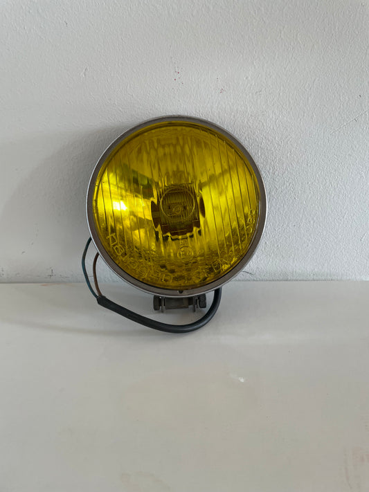 Fanale Faro Fendinebbia Anteriore Halogen Fek DDR E15 Auto Epoca Trabant Giallo