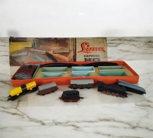 Trenino Elettrico Lima HO Vintage Epoca 1962 Libretto Scatola Alimentatore Raro