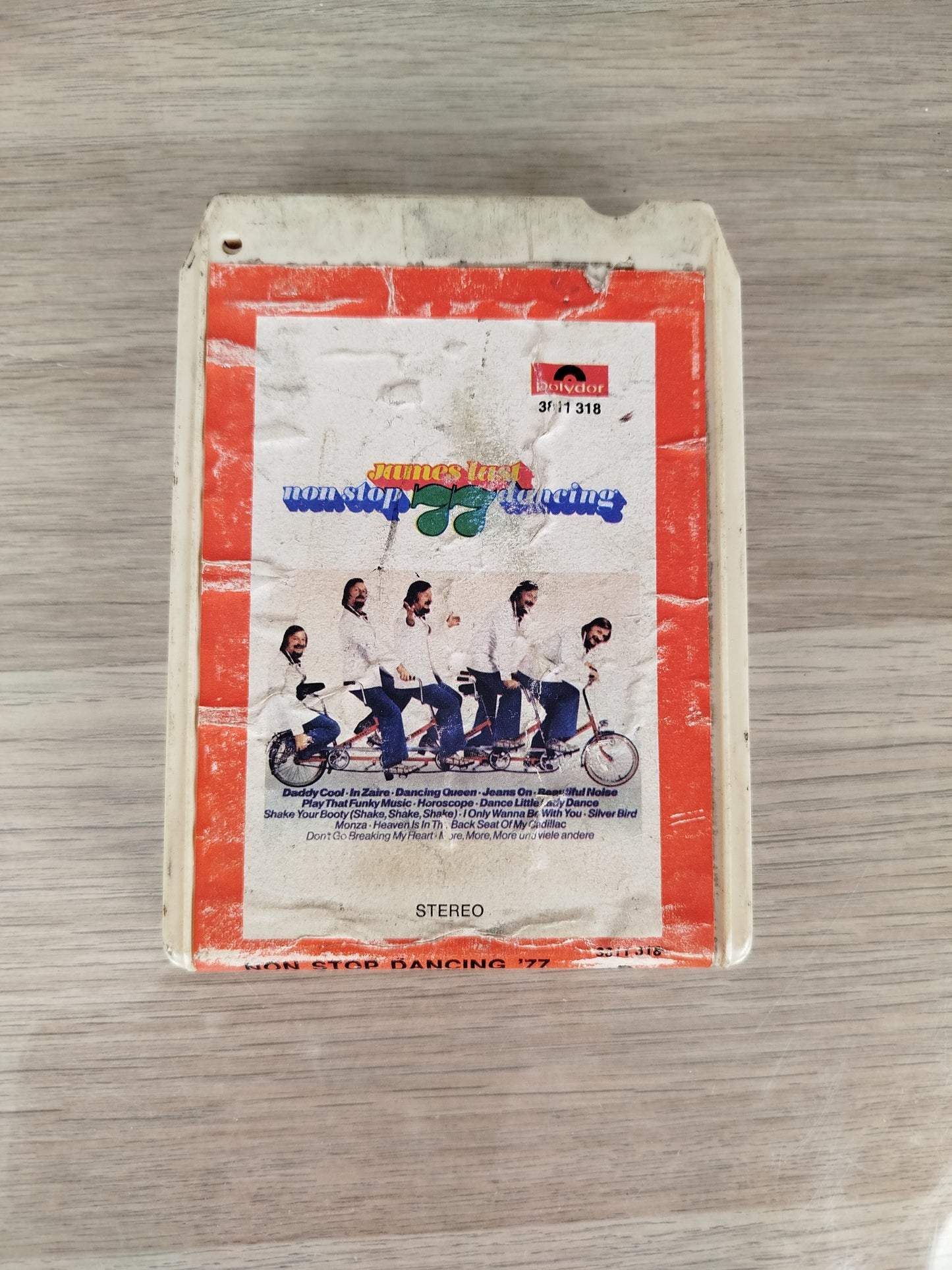 Cassetta Stereo 8 James Last Non Stop Dancing '77 Anno 1976 Dance Dancing Queen