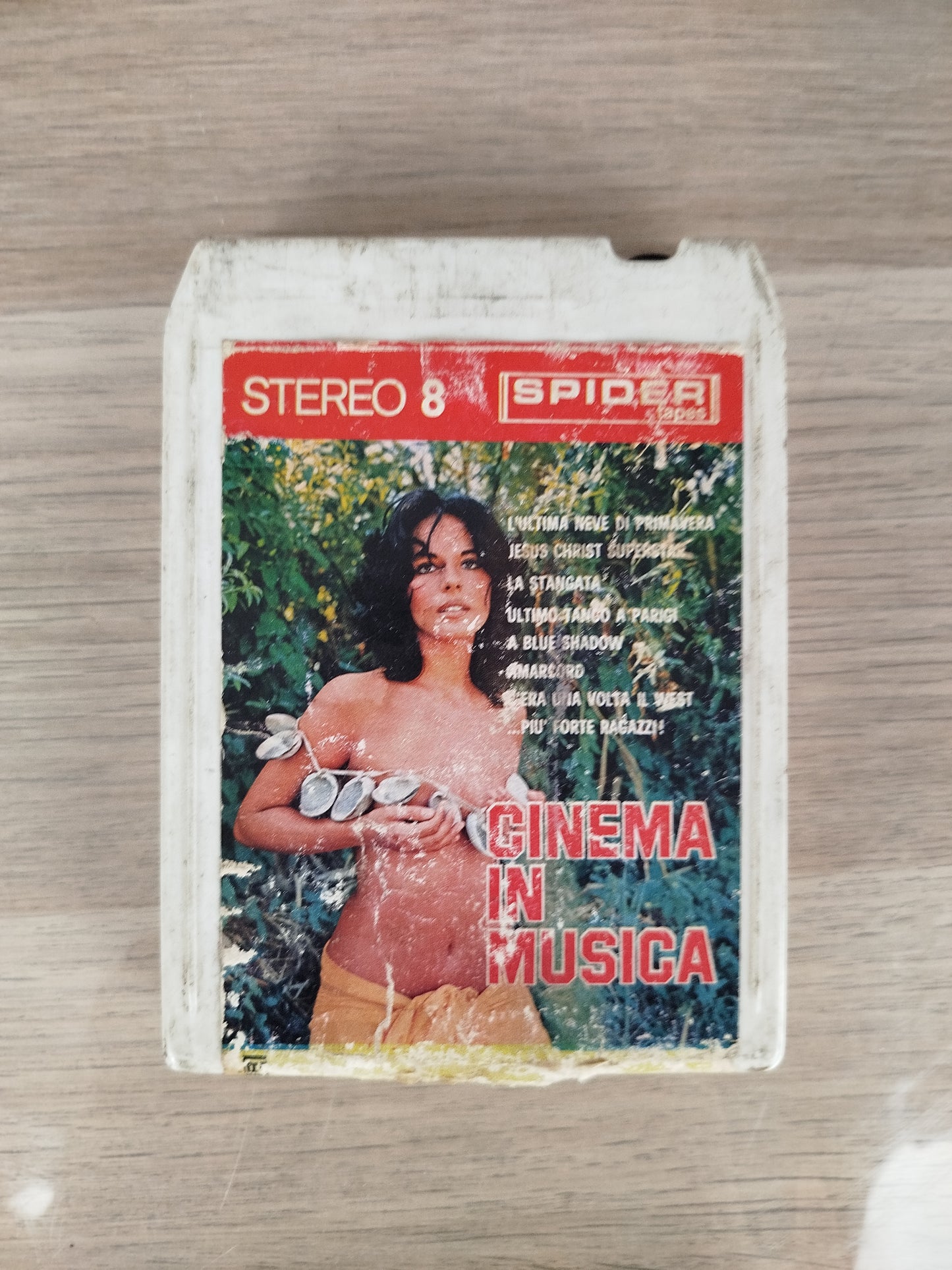 Cassetta Stereo 8 Cinema In Musica Arsenio Bracco Pianoforte Anni 70 AAVV Pop IT