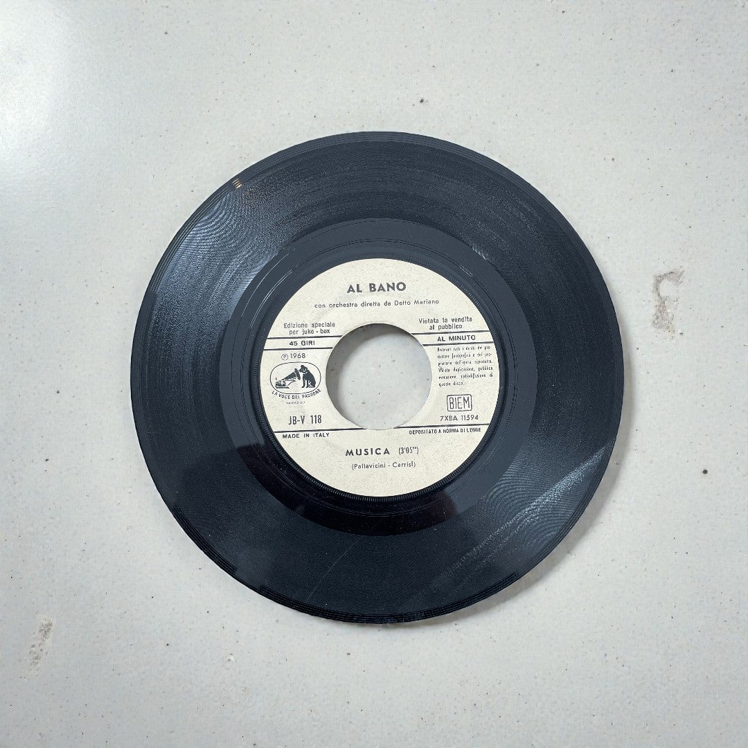 Disco 45 giri vinile Al Bano Musica Giusy Romeo Giuni Russo L'Onda 1968