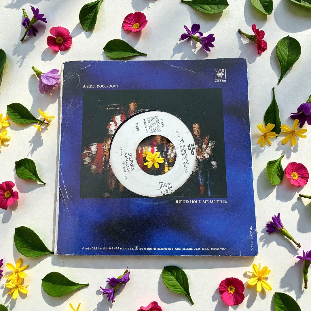 Disco 45 giri vinile Mina Devi Dirmi Di Sì Scebran Bahamas 1983 jukebox