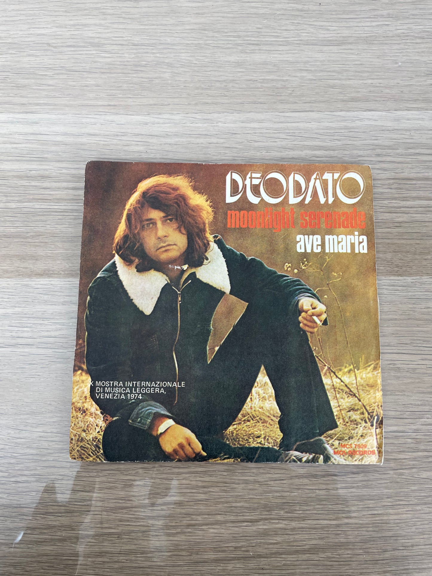 Disco 45 giri vinile Deodato Moonlight Serenade e Ave Maria 1974
