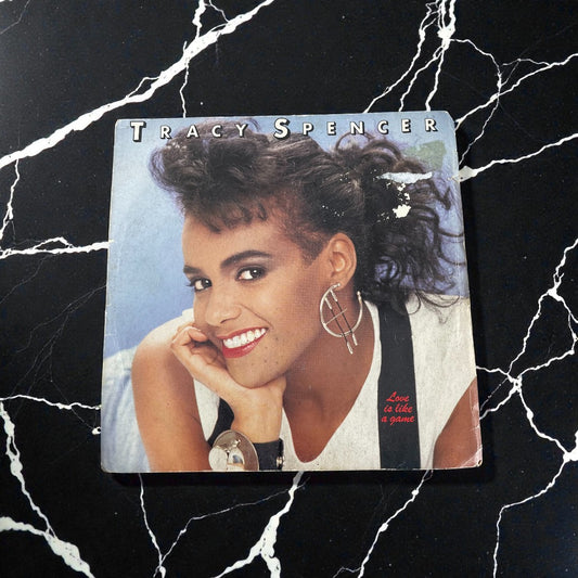 Disco 45 giri vinile Tracy Spencer Love Is Like A Game 1986