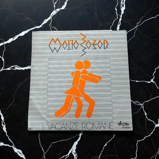 Disco 45 giri vinile Matia Bazar Vacanze Romane e Palestina 1983