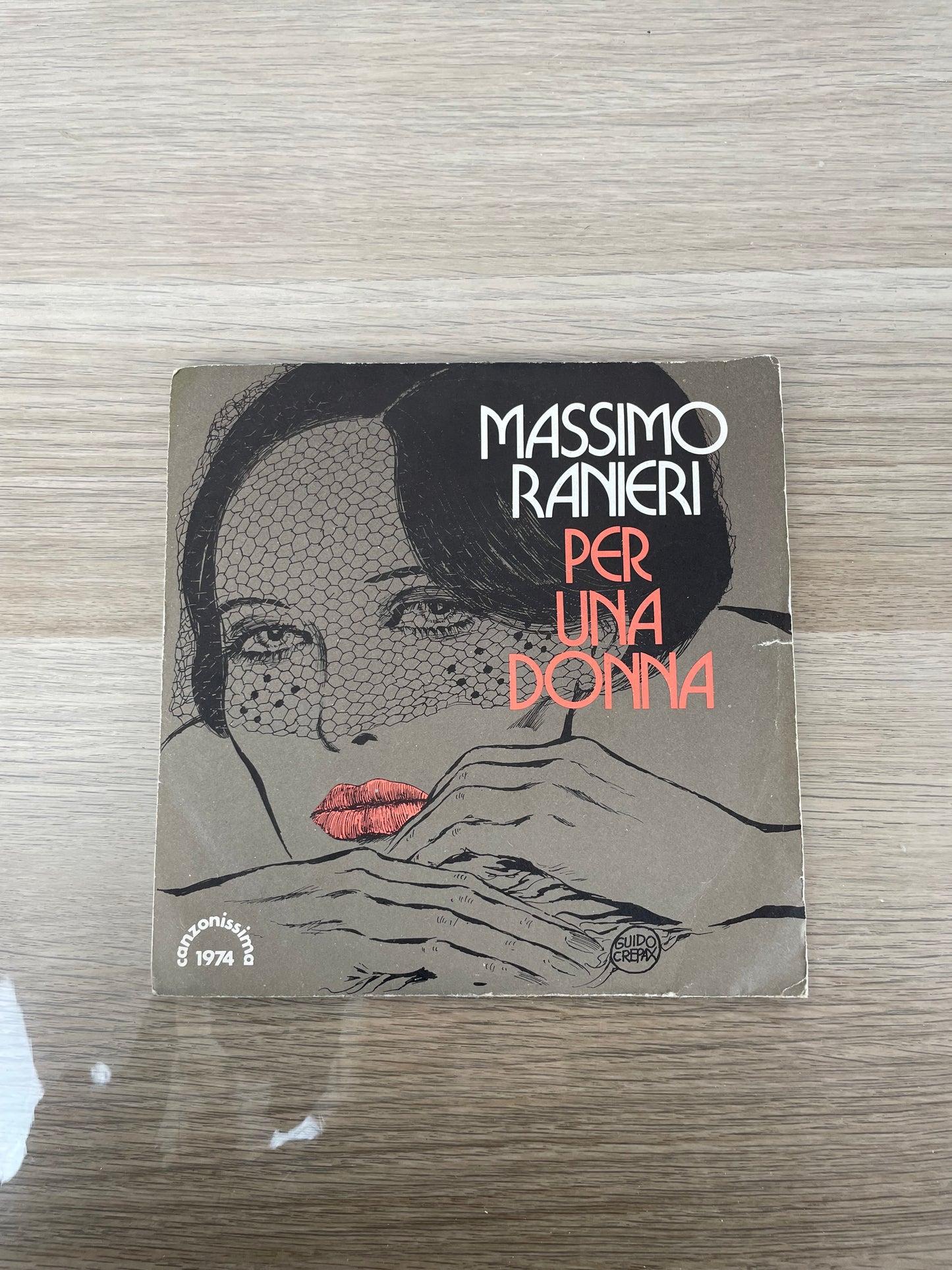 Disco 45 giri vinile Massimo Ranieri Per Una Donna 1969
