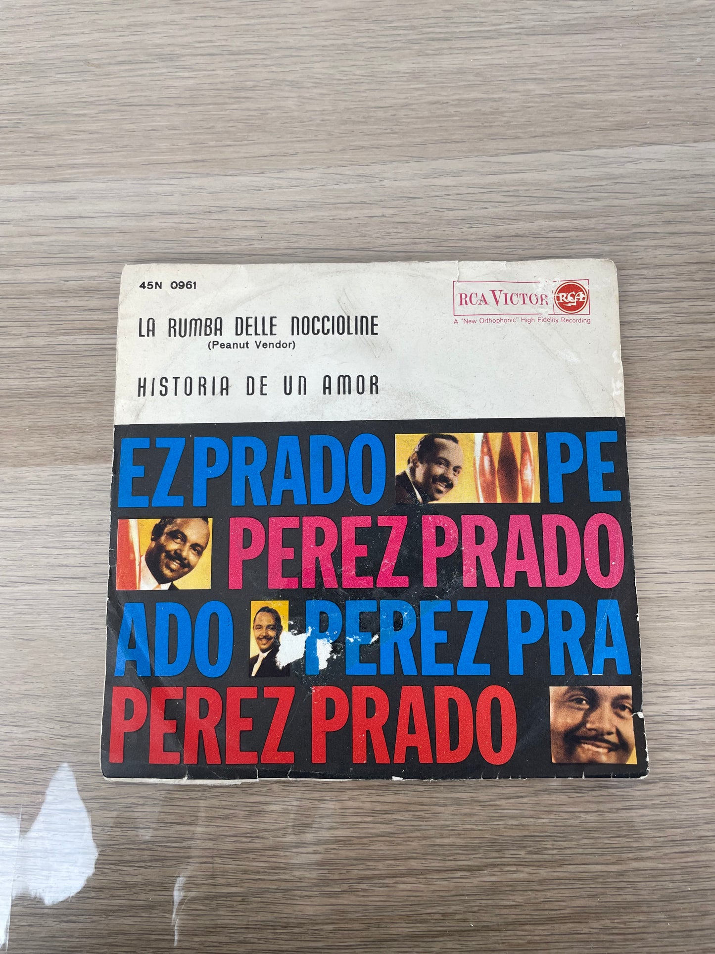 Disco 45 giri vinile Perez Prado La Rumba Delle Noccioline 1961