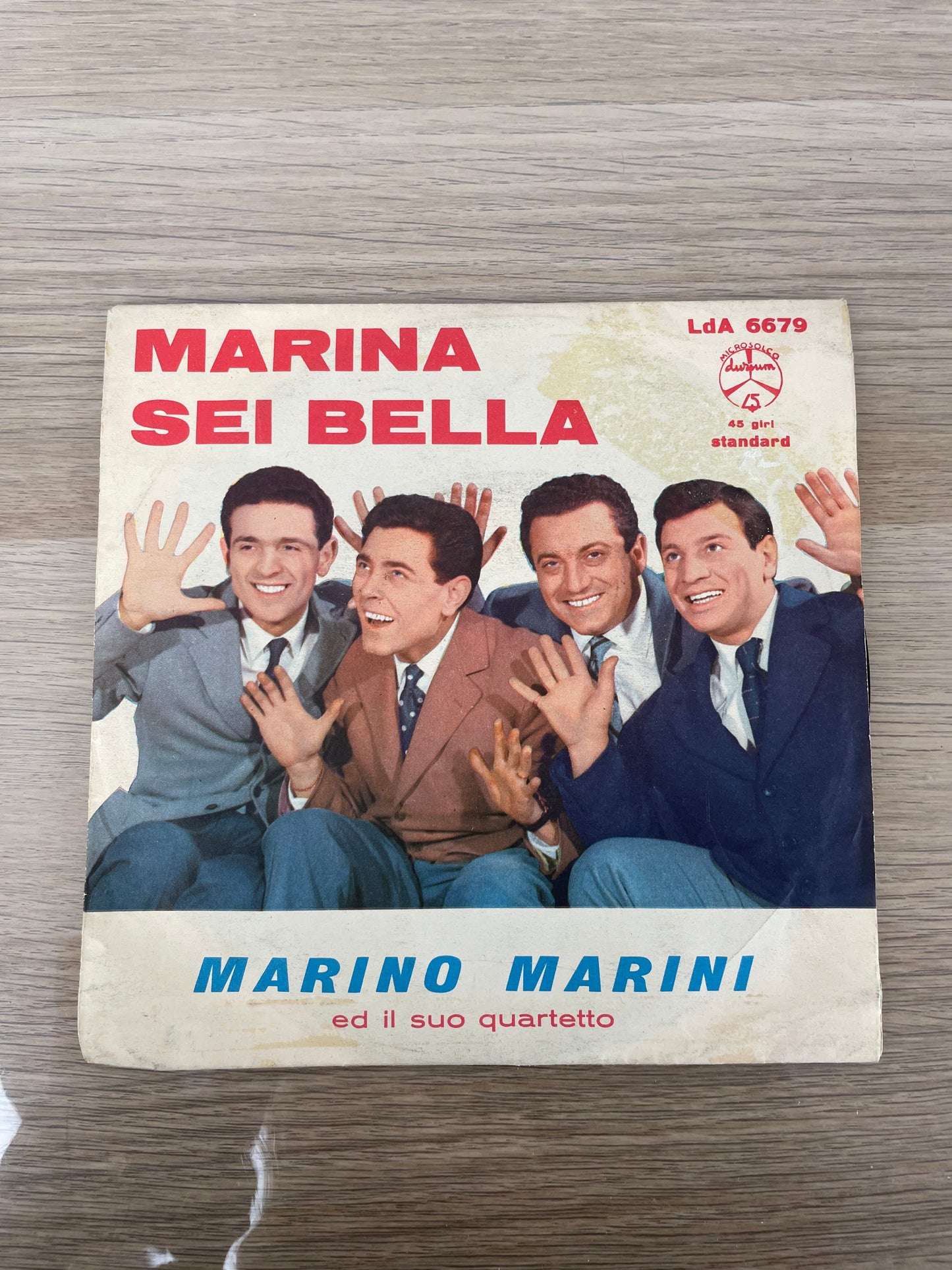 Disco 45 giri vinile Marino Marini Marina Sei Bella 1959
