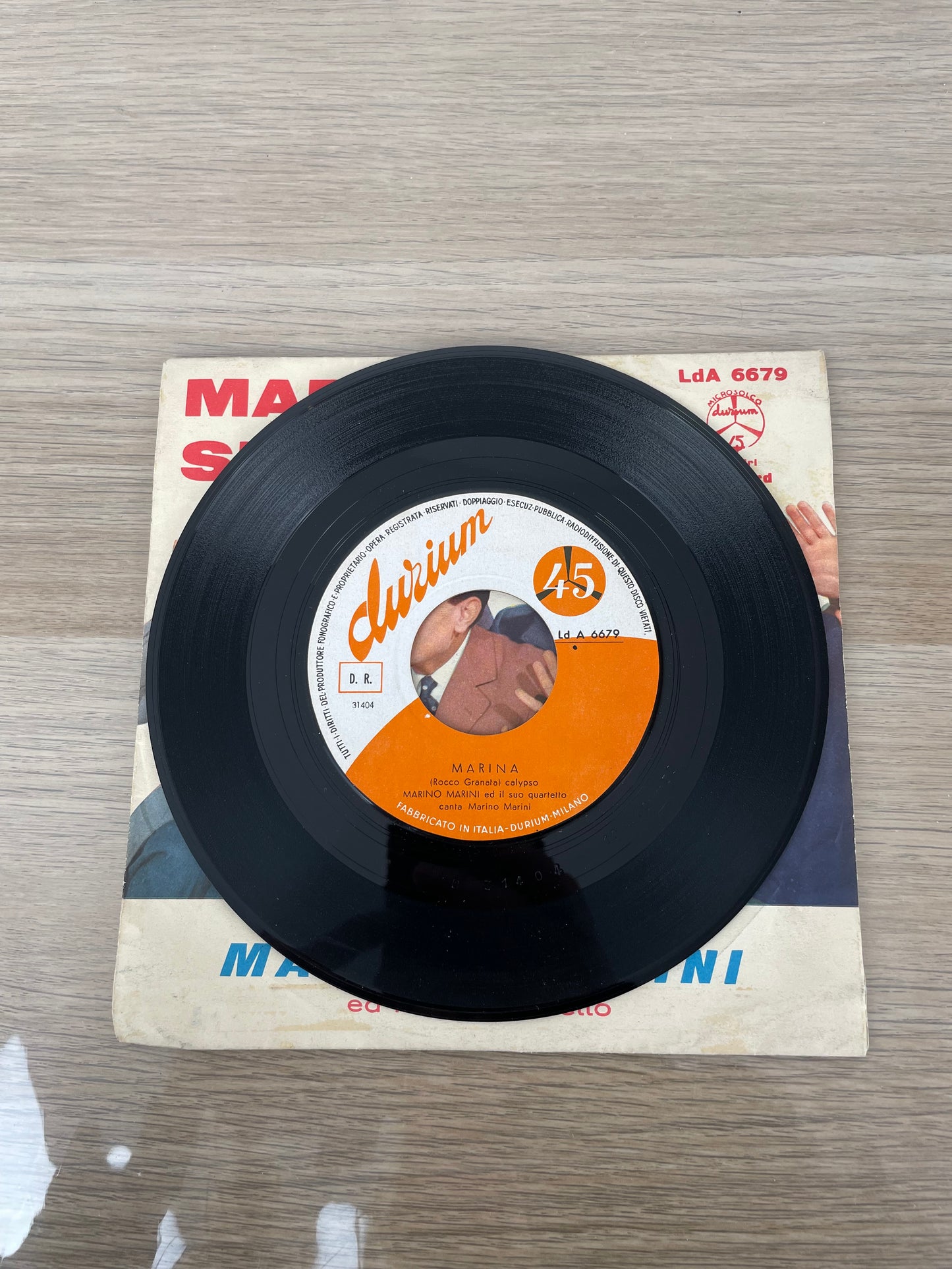 Disco 45 giri vinile Marino Marini Marina Sei Bella 1959