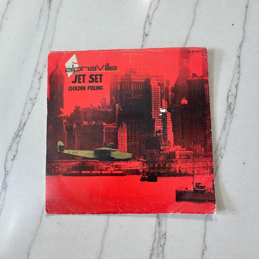 Disco 45 giri vinile Alpha Ville Jet Set Golden Feeling 1984