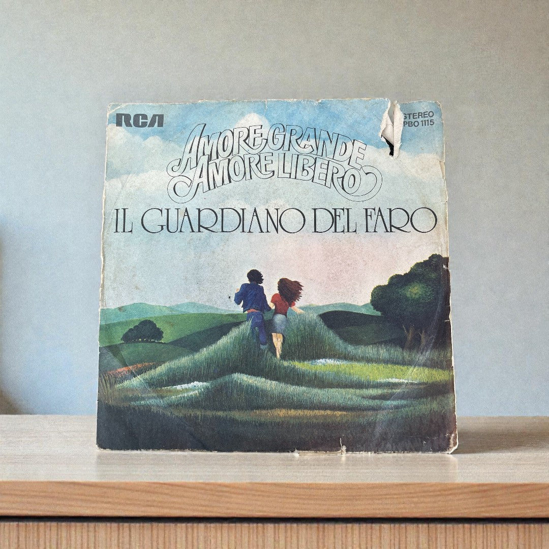 Disco 45 giri vinile Il Guardiano Del Faro Amore Grande Amore Libero 1976