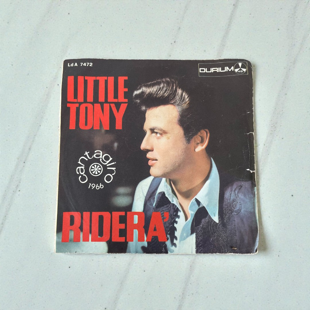 Disco 45 giri vinile Little Tony Riderà Il Mio Amore Con Giulia 1966