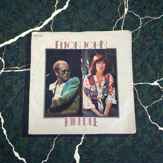 Disco 45 giri vinile Elton John e Kiki Dee Don't go breaking my heart Snow Queen 1976