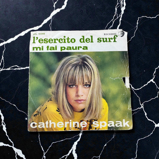Disco 45 giri vinile Catherine Spaak L'esercito del surf Mi Fai Paura 1964