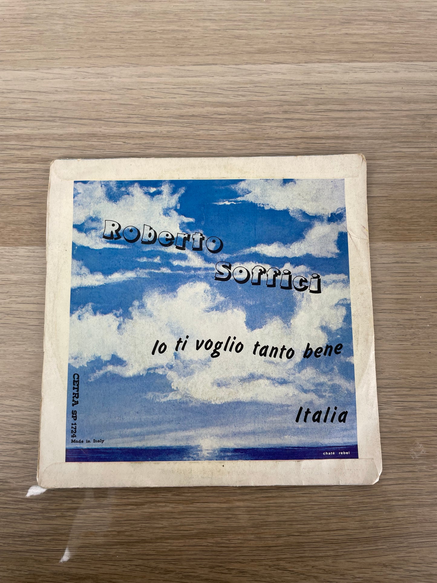 Disco 45 giri vinile Roberto Soffici Ti Voglio Tanto Bene Italia 1982