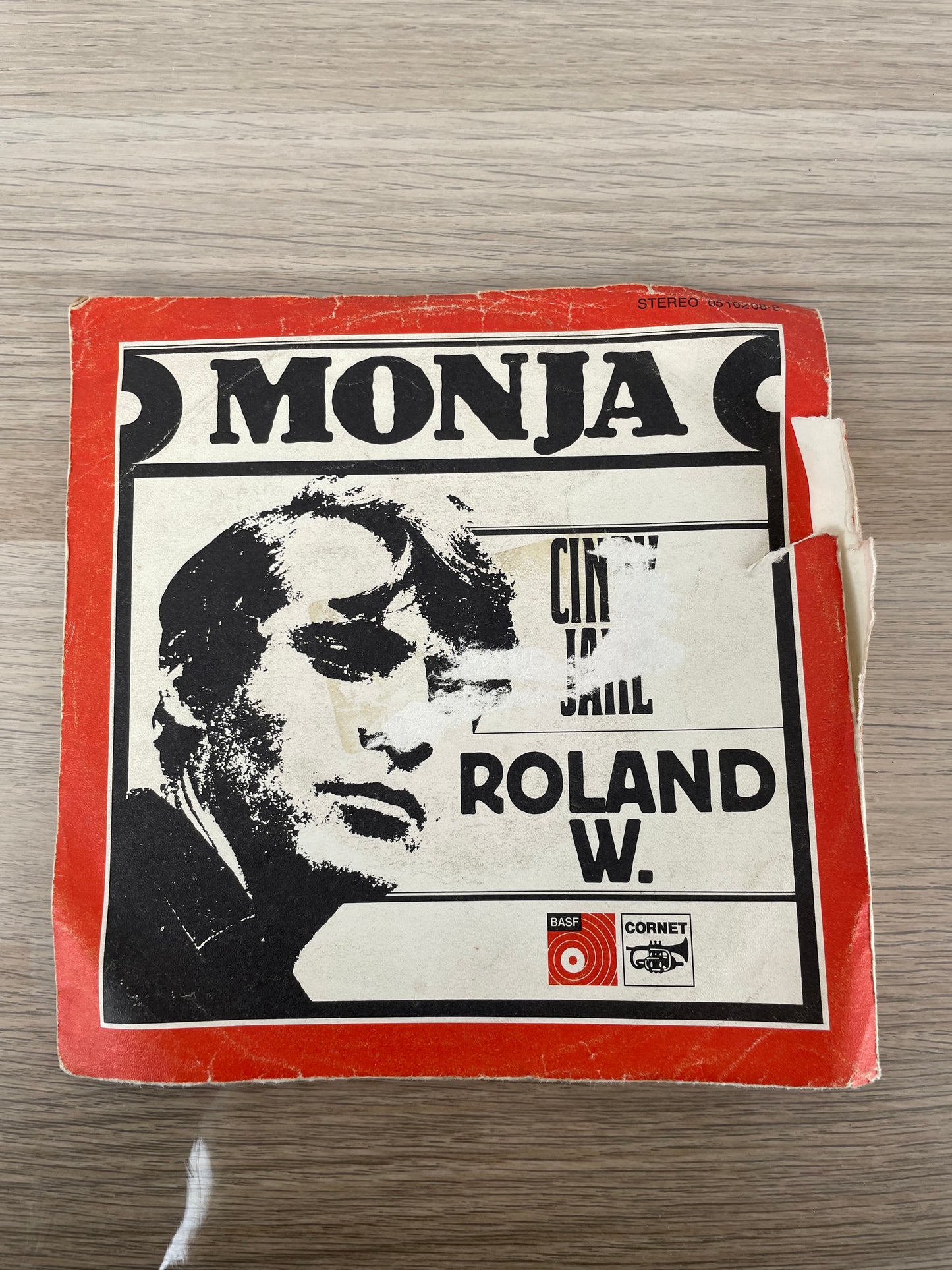 Disco 45 giri vinile Roland W. Monja Cindy Jane 1983