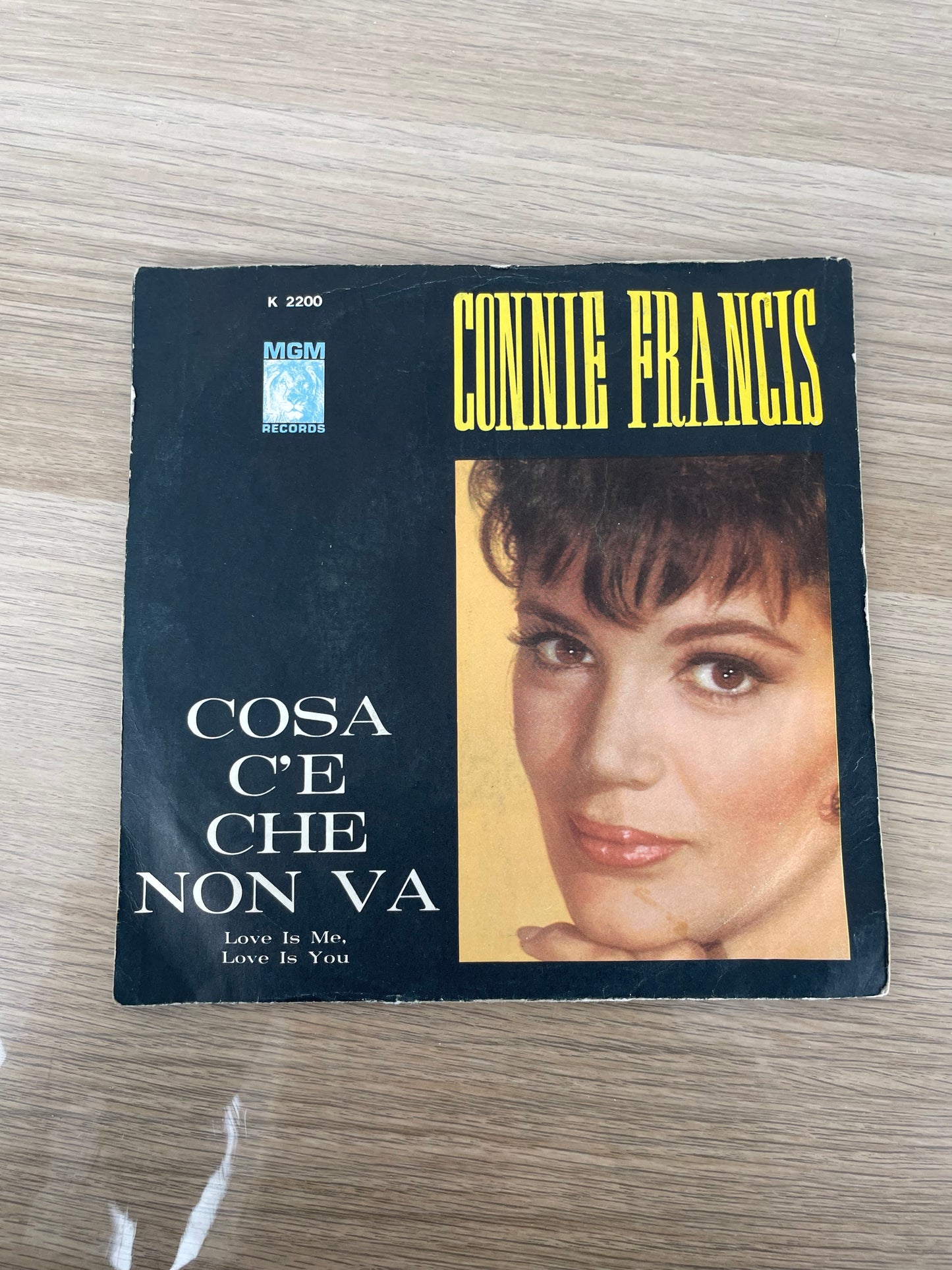 Disco 45 giri vinile Connie Francis Dove Non So Tema Di Lara D.Zivago 1966