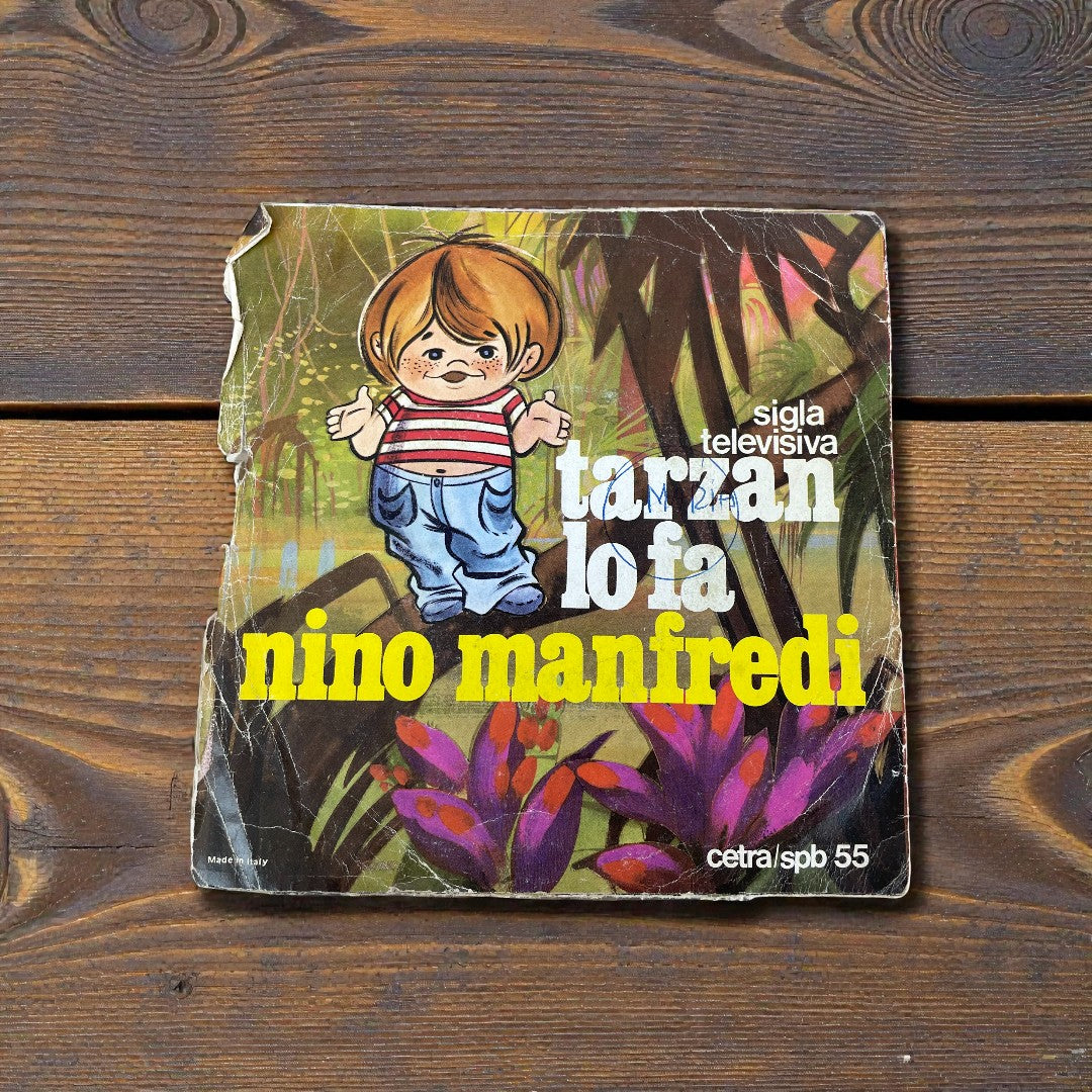 Disco 45 giri vinile Nino Manfredi Tarzan Lo Fa 1978
