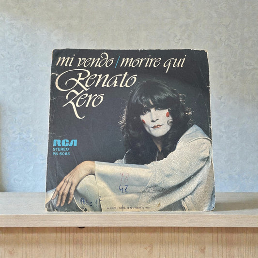 Disco 45 giri vinile Renato Zero Mi Vendo Morire Qui 1977
