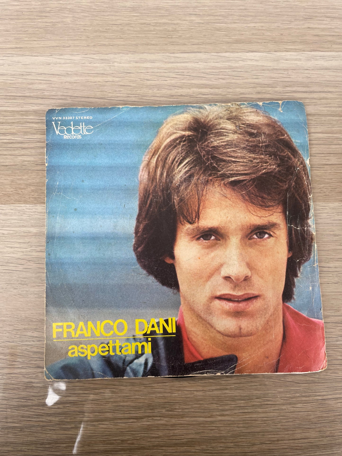 Disco 45 giri vinile Franco Dani Aspettami Io Con Te 1966