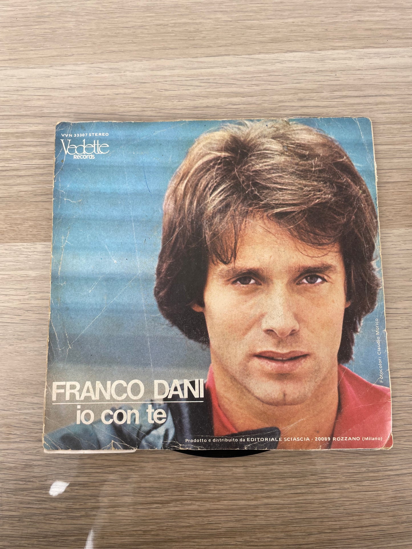 Disco 45 giri vinile Franco Dani Aspettami Io Con Te 1966